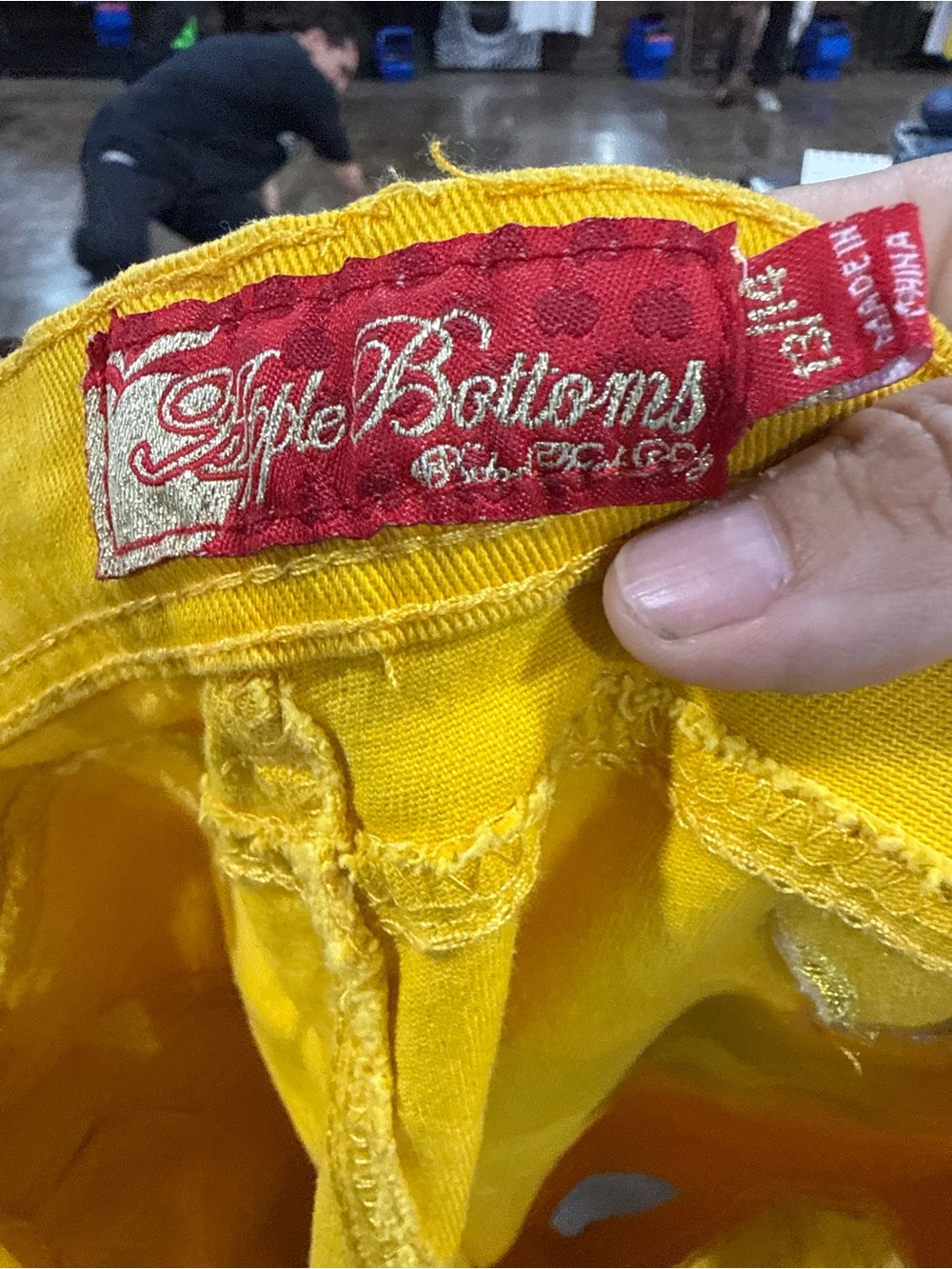 Apple Bottoms Bright Yellow Girls' Denim Shorts